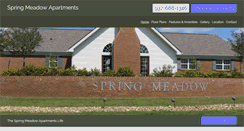 Desktop Screenshot of liveatspringmeadowapartments.com